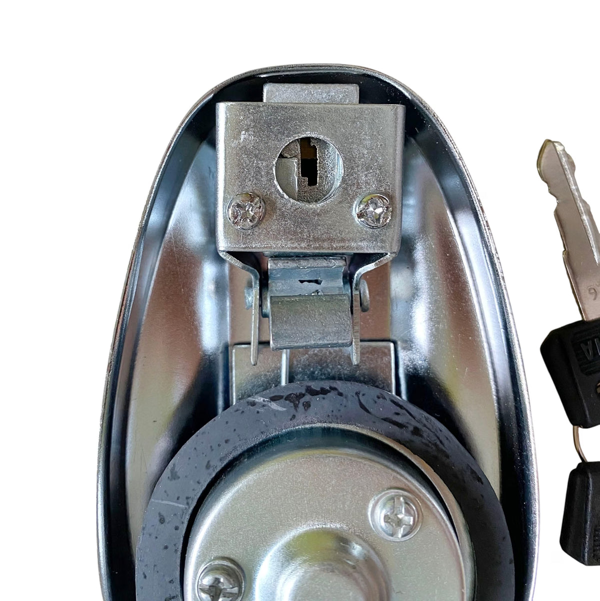 Road Religion® Genuine Petrol Tank Cap/Lock compatible with RX100/RX135 - (Genuine)