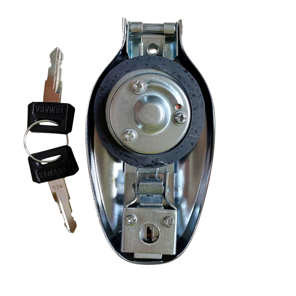 Road Religion® Genuine Petrol Tank Cap/Lock compatible with RX100/RX135 - (Genuine)